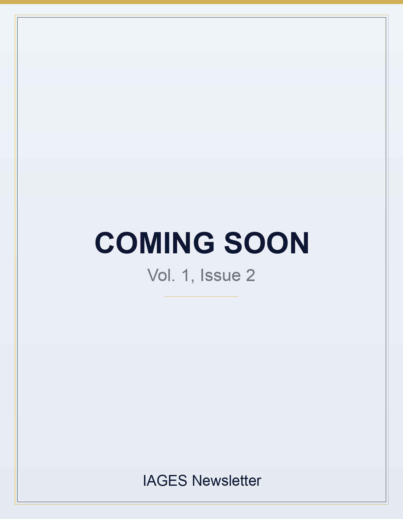 SAMVAAD — Vol. 1, Issue 2 — Coming Soon